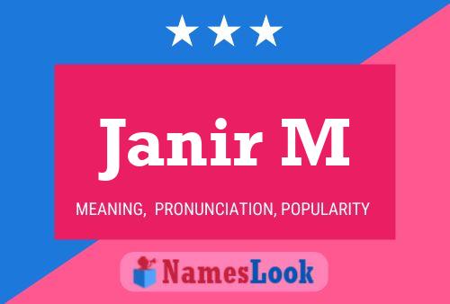 Janir M Name Poster