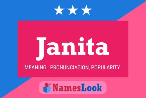 Janita Name Poster