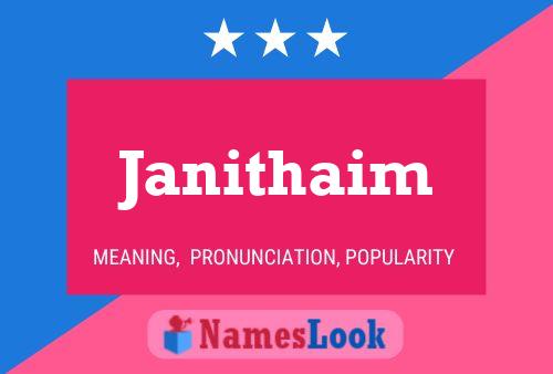 Janithaim Name Poster