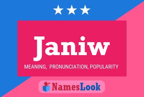 Janiw Name Poster