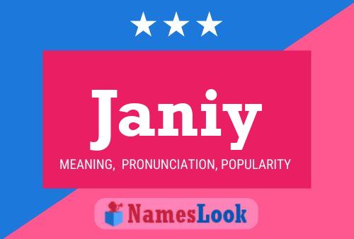 Janiy Name Poster