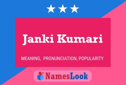 Janki Kumari Name Poster