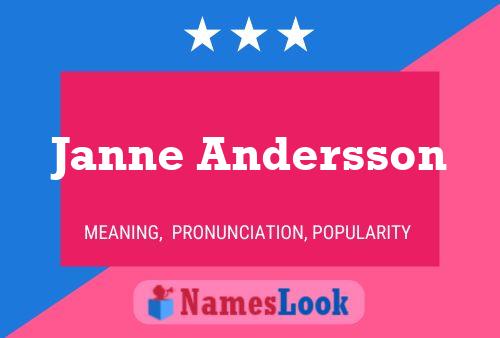 Janne Andersson Name Poster