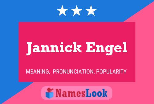 Jannick Engel Name Poster