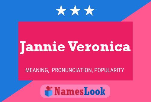 Jannie Veronica Name Poster