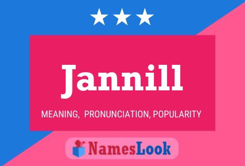 Jannill Name Poster