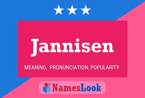 Jannisen Name Poster