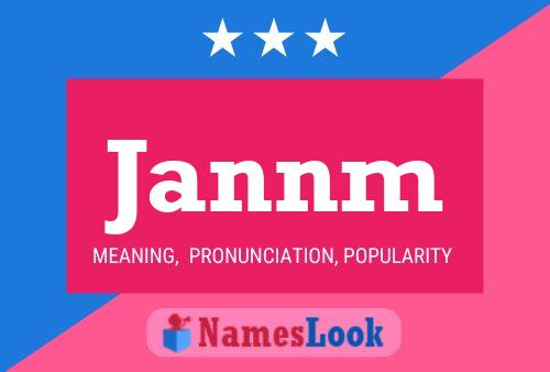 Jannm Name Poster