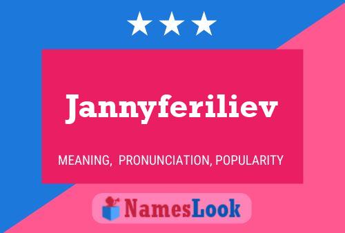 Jannyferiliev Name Poster