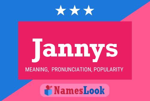 Jannys Name Poster