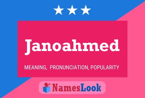 Janoahmed Name Poster