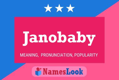 Janobaby Name Poster