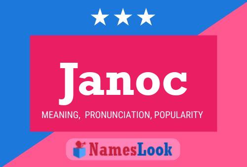 Janoc Name Poster