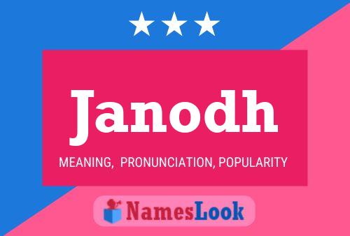 Janodh Name Poster