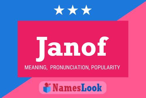 Janof Name Poster