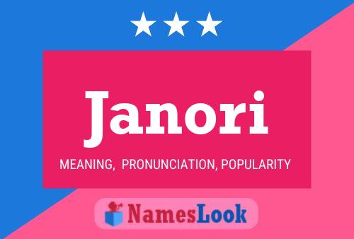 Janori Name Poster