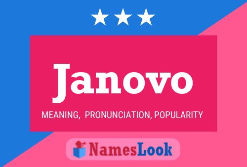 Janovo Name Poster