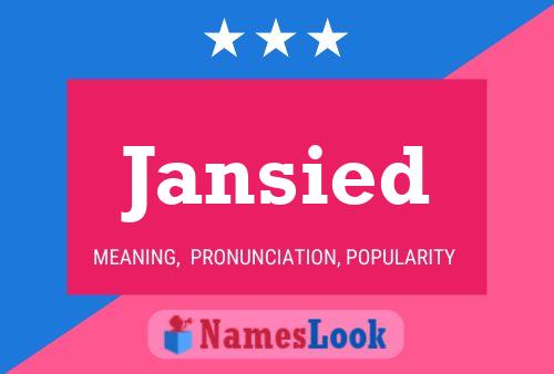 Jansied Name Poster