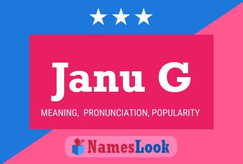 Janu G Name Poster