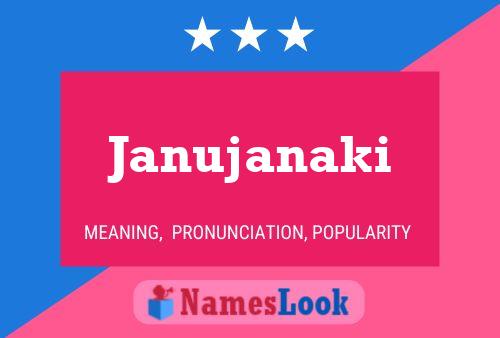 Janujanaki Name Poster