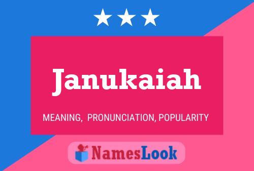 Janukaiah Name Poster