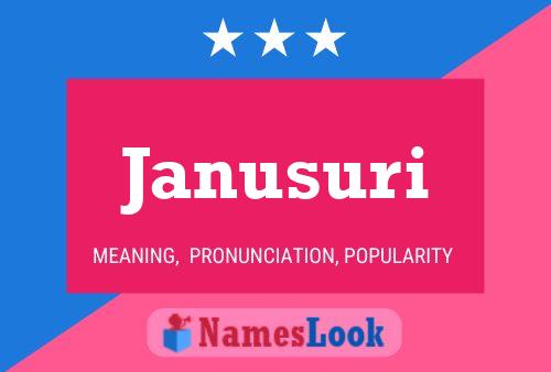 Janusuri Name Poster