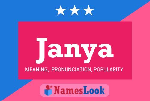 Janya Name Poster