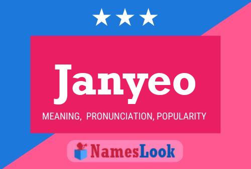 Janyeo Name Poster