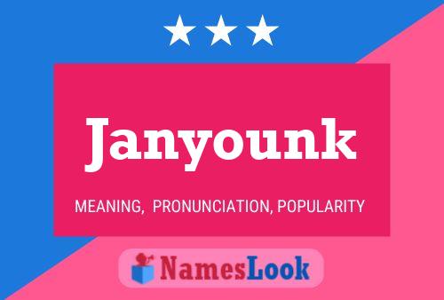 Janyounk Name Poster