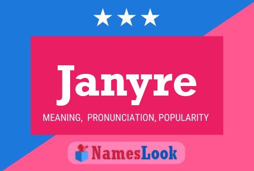 Janyre Name Poster