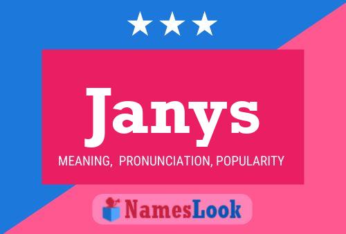 Janys Name Poster