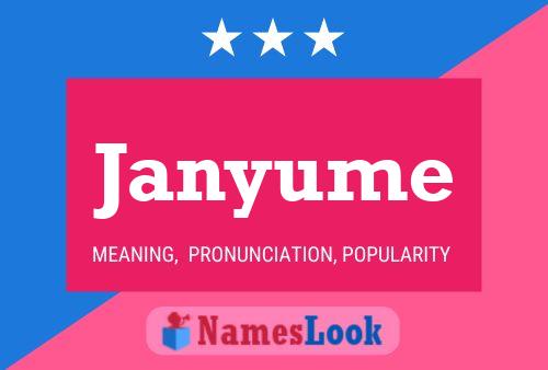 Janyume Name Poster