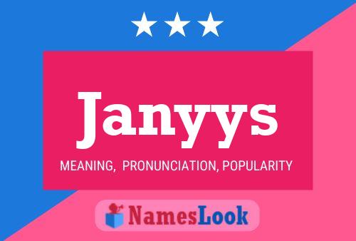 Janyys Name Poster