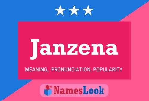 Janzena Name Poster