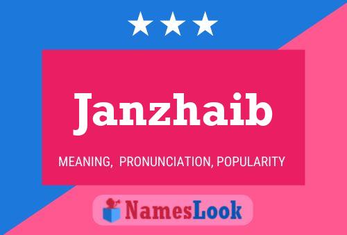 Janzhaib Name Poster