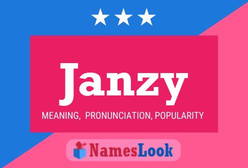 Janzy Name Poster