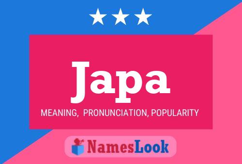 Japa Name Poster