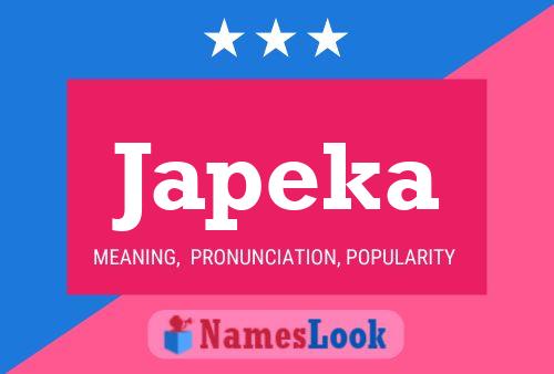 Japeka Name Poster