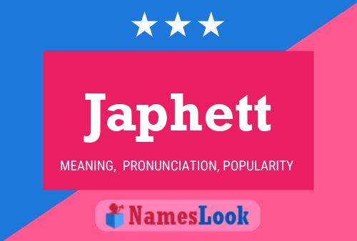 Japhett Name Poster