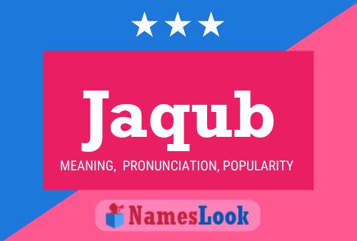 Jaqub Name Poster