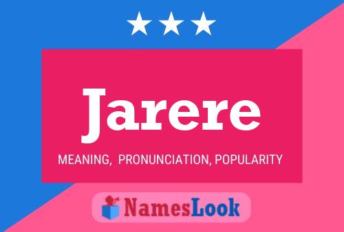 Jarere Name Poster