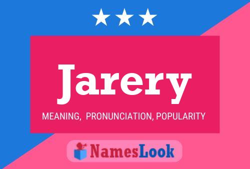 Jarery Name Poster