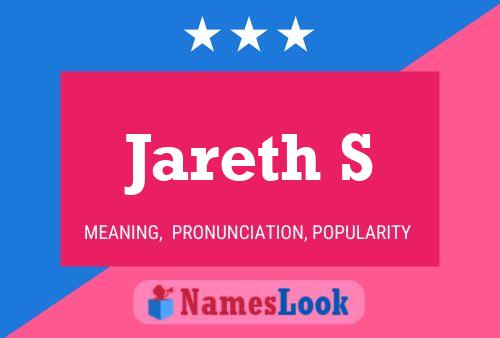 Jareth S Name Poster