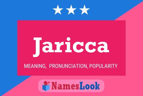 Jaricca Name Poster