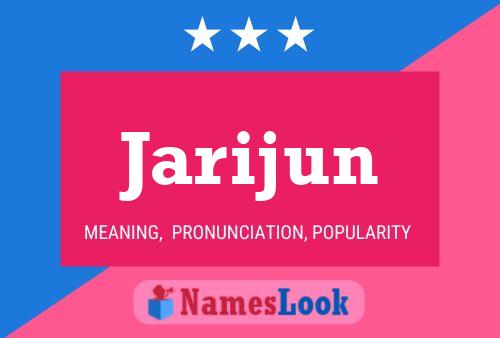 Jarijun Name Poster