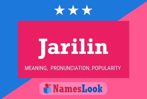 Jarilin Name Poster