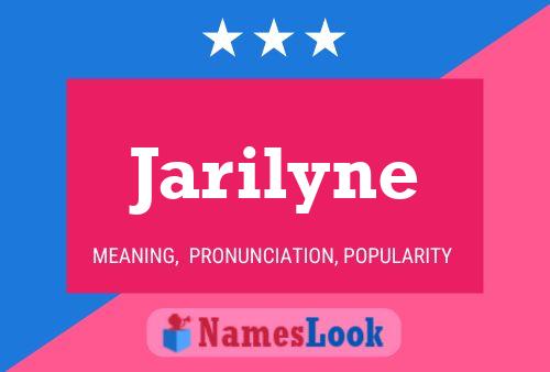 Jarilyne Name Poster