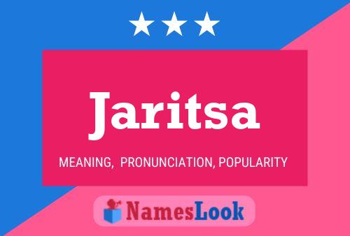 Jaritsa Name Poster