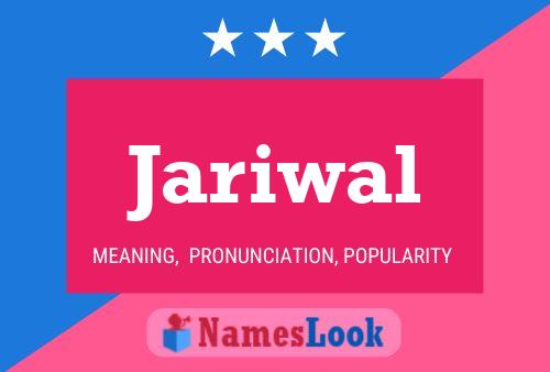 Jariwal Name Poster