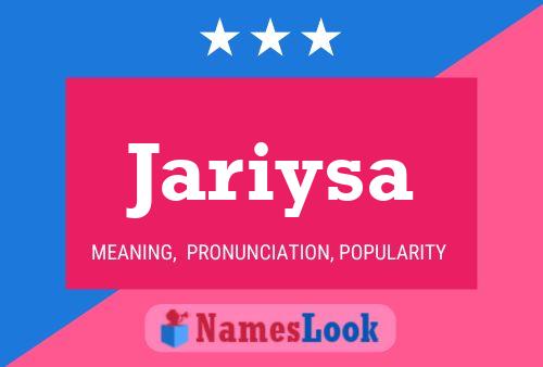 Jariysa Name Poster